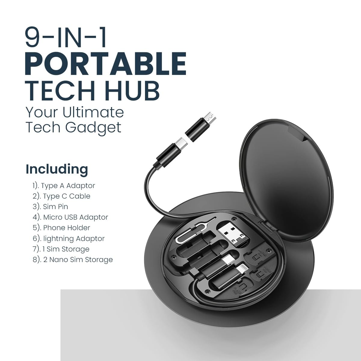 Multi-Function Mobile Phone Data Cable